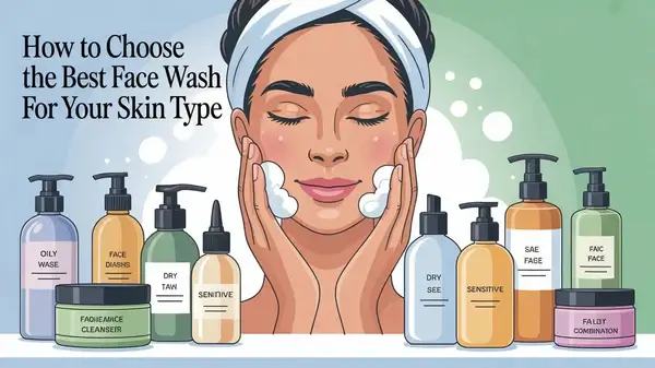 how to choose the best face wash in 2026 for your skin type