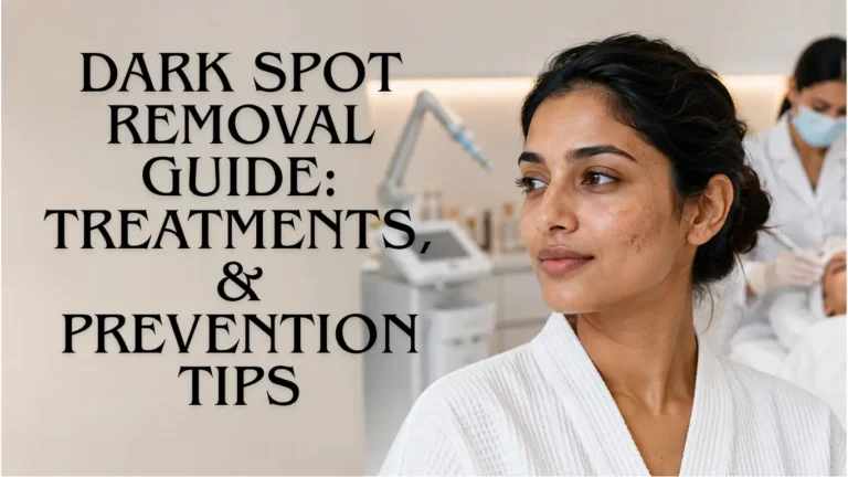 Alt Text: Dark spot removal treatment in a professional dermatology clinic